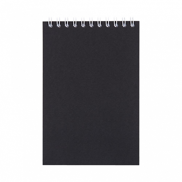 Блокнот Nettuno mini в клетку, черный с логотипом в Самаре заказать по выгодной цене в кибермаркете AvroraStore