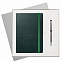 Подарочный набор Portland Btobook, зеленый (ежедневник, ручка) с логотипом в Самаре заказать по выгодной цене в кибермаркете AvroraStore