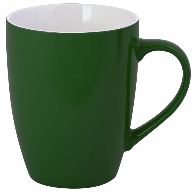 Кружка Good morning, зеленая с логотипом в Самаре заказать по выгодной цене в кибермаркете AvroraStore
