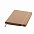 Ежедневник недатированный Shady, А5,  бежевый, кремовый блок, светло-коричневый обрез с логотипом в Самаре заказать по выгодной цене в кибермаркете AvroraStore