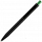Ручка шариковая Chromatic, черная с зеленым с логотипом в Самаре заказать по выгодной цене в кибермаркете AvroraStore