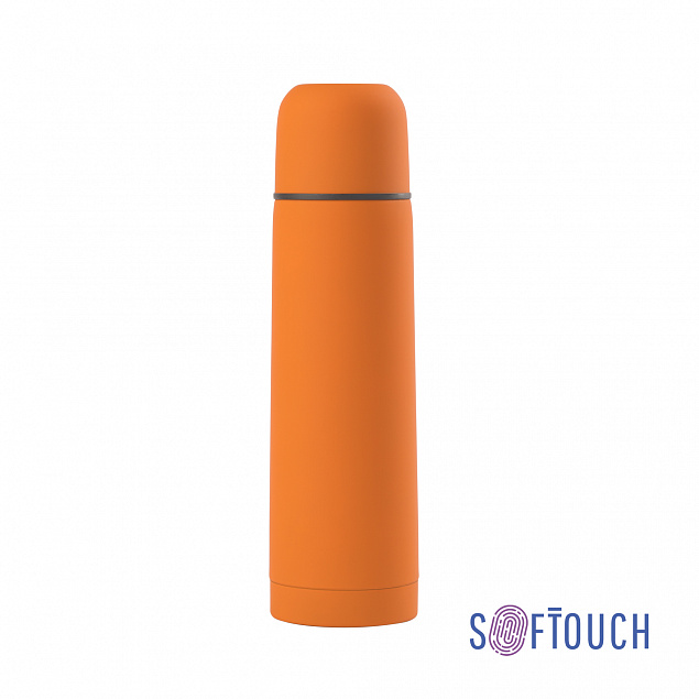 Термос "Крит" 500 мл, покрытие soft touch с логотипом в Самаре заказать по выгодной цене в кибермаркете AvroraStore
