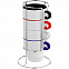 Набор кружек Inset с подставкой, разноцветный с логотипом в Самаре заказать по выгодной цене в кибермаркете AvroraStore
