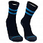 Водонепроницаемые носки Running Lite, черные с голубым с логотипом в Самаре заказать по выгодной цене в кибермаркете AvroraStore