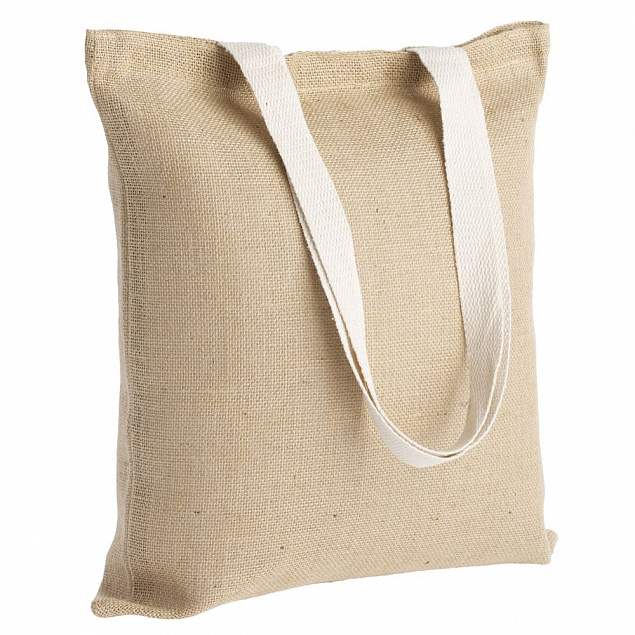 Холщовая сумка на плечо Juhu, неокрашенная с логотипом в Самаре заказать по выгодной цене в кибермаркете AvroraStore