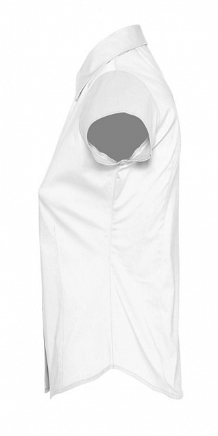 Рубашка женская с коротким рукавом EXCESS, белая с логотипом в Самаре заказать по выгодной цене в кибермаркете AvroraStore
