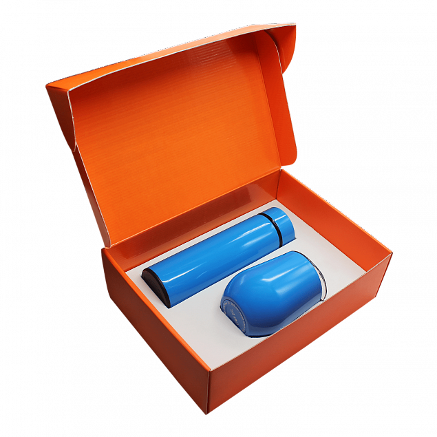 Набор Hot Box C W, голубой с логотипом в Самаре заказать по выгодной цене в кибермаркете AvroraStore