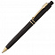 Ручка шариковая Raja Gold, черная с логотипом в Самаре заказать по выгодной цене в кибермаркете AvroraStore