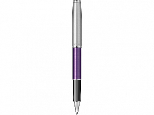 Ручка-роллер Parker «Sonnet Essentials Violet SB Steel CT» с логотипом в Самаре заказать по выгодной цене в кибермаркете AvroraStore