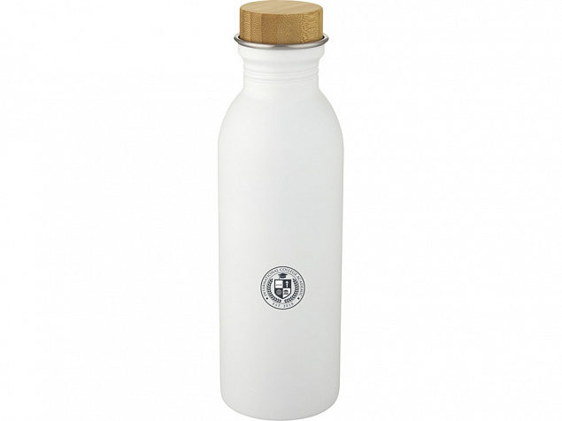 Kalix, спортивная бутылка из нержавеющей стали объемом 650 мл, белый с логотипом в Самаре заказать по выгодной цене в кибермаркете AvroraStore