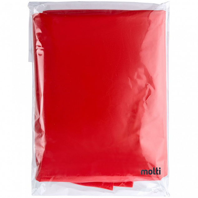 Дождевик-плащ BrightWay, красный с логотипом в Самаре заказать по выгодной цене в кибермаркете AvroraStore