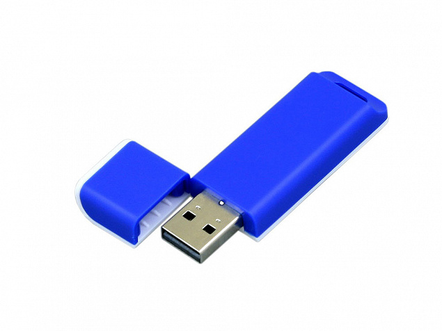 USB 3.0- флешка на 128 Гб с оригинальным двухцветным корпусом с логотипом в Самаре заказать по выгодной цене в кибермаркете AvroraStore