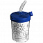 Бутылка-раскраска детская «Передвижник», синяя с логотипом в Самаре заказать по выгодной цене в кибермаркете AvroraStore
