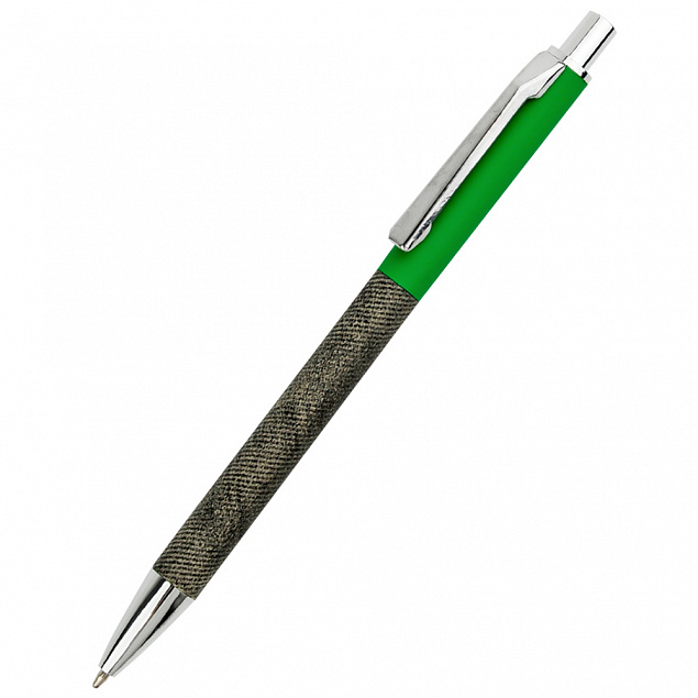Ручка металлическая Jennifer, тёмно-зелёная с логотипом в Самаре заказать по выгодной цене в кибермаркете AvroraStore
