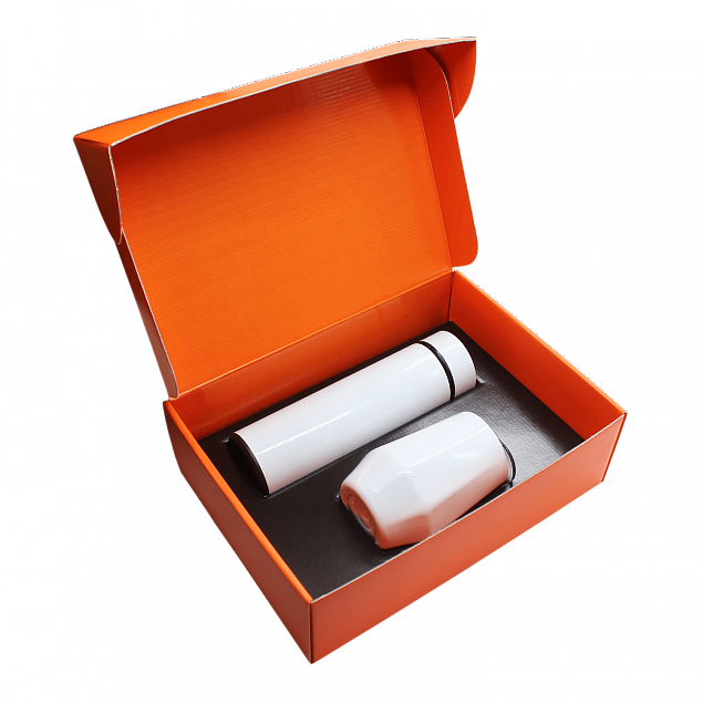 Набор Hot Box E B orange (белый) с логотипом в Самаре заказать по выгодной цене в кибермаркете AvroraStore