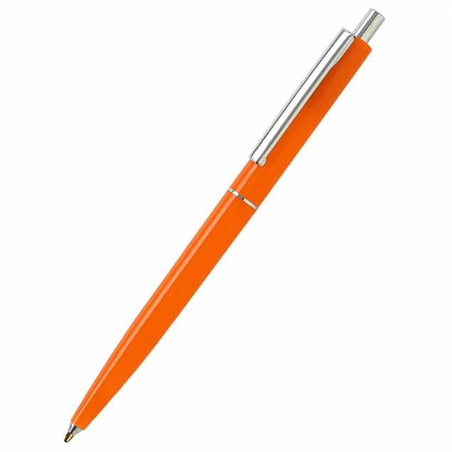 Ручка шариковая Dot - Оранжевый OO с логотипом в Самаре заказать по выгодной цене в кибермаркете AvroraStore