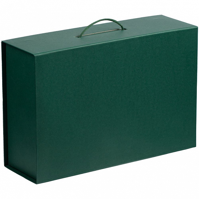 Коробка Big Case, зеленая с логотипом в Самаре заказать по выгодной цене в кибермаркете AvroraStore