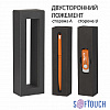 Набор ручка "Jupiter" + флеш-карта "Vostok" 8 Гб в футляре, оранжевый, покрытие soft touch