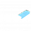 Корпус для флешки Designer Голубой с логотипом в Самаре заказать по выгодной цене в кибермаркете AvroraStore