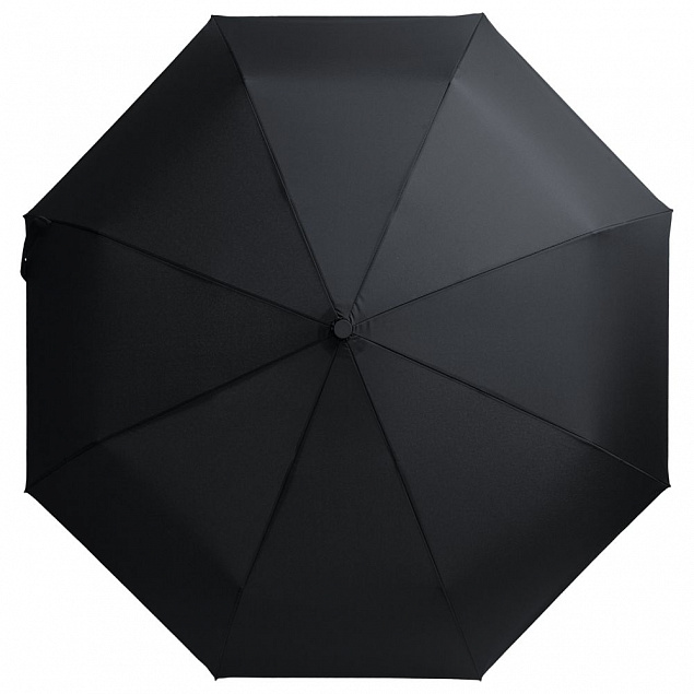 Зонт складной ARE-AOC, черный с логотипом в Самаре заказать по выгодной цене в кибермаркете AvroraStore