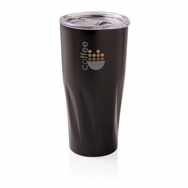 Вакуумная термокружка Copper, черный с логотипом в Самаре заказать по выгодной цене в кибермаркете AvroraStore