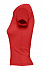 Футболка женская LADY 220 с V-обр. вырезом, красная с логотипом в Самаре заказать по выгодной цене в кибермаркете AvroraStore