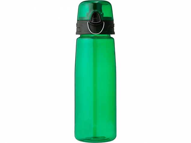 Бутылка спортивная Capri, зеленый с логотипом в Самаре заказать по выгодной цене в кибермаркете AvroraStore