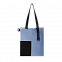 Шоппер Superbag Color (серый с чёрным) с логотипом в Самаре заказать по выгодной цене в кибермаркете AvroraStore