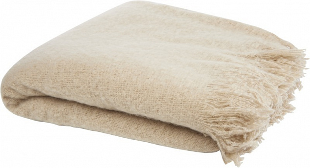 Мохеровое одеяло из вторичного ПЭТ Ivy с логотипом в Самаре заказать по выгодной цене в кибермаркете AvroraStore