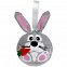 Елочный шар «Заяц с морковкой» с логотипом в Самаре заказать по выгодной цене в кибермаркете AvroraStore