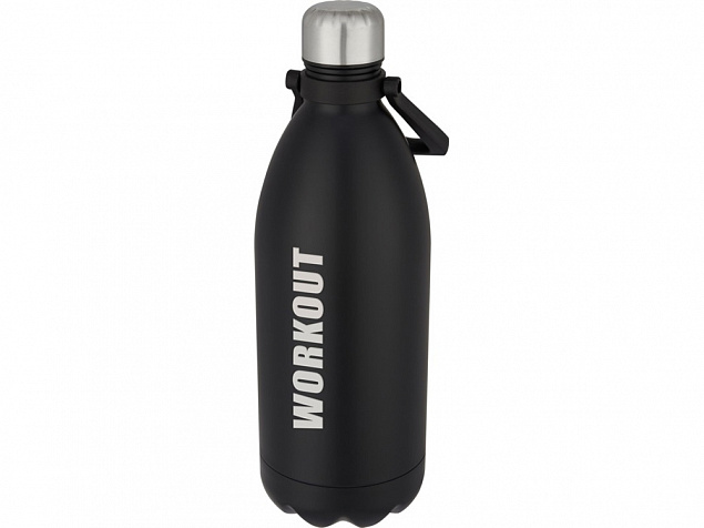 Cove бутылка из нержавеющей стали объемом 1,5 л с вакуумной изоляцией, черный с логотипом в Самаре заказать по выгодной цене в кибермаркете AvroraStore