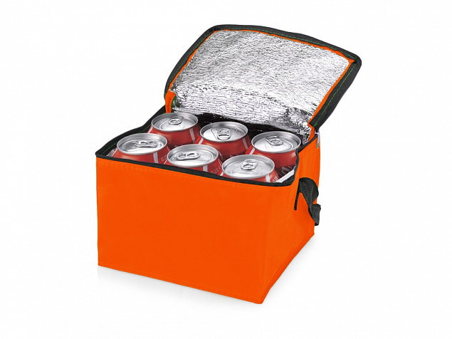 Сумка-холодильник Ороро, оранжевый с логотипом в Самаре заказать по выгодной цене в кибермаркете AvroraStore