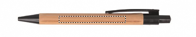 Бамбуковый блокнот с ручкой с логотипом в Самаре заказать по выгодной цене в кибермаркете AvroraStore