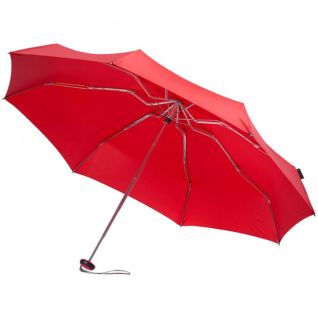 Зонт складной 811 X1 в кейсе, красный с логотипом в Самаре заказать по выгодной цене в кибермаркете AvroraStore