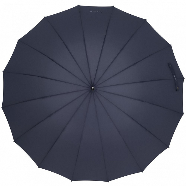 Зонт-трость Big Boss, темно-синий с логотипом в Самаре заказать по выгодной цене в кибермаркете AvroraStore