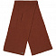 Шарф Bernard, коричневый (терракота) с логотипом в Самаре заказать по выгодной цене в кибермаркете AvroraStore