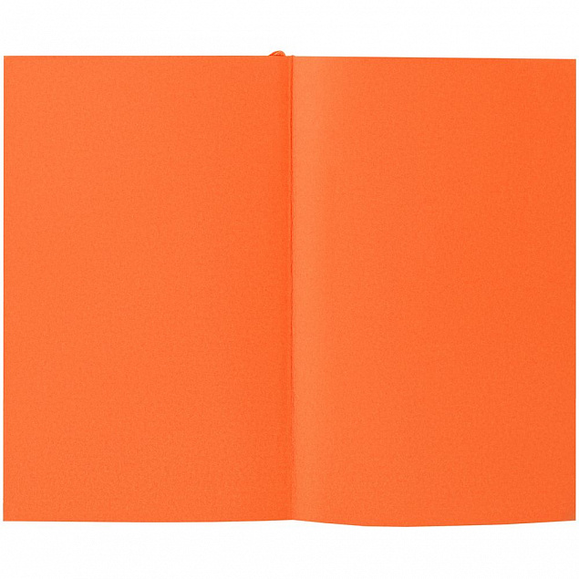 Ежедневник Flat Mini, недатированный, оранжевый с логотипом в Самаре заказать по выгодной цене в кибермаркете AvroraStore