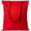 Холщовая сумка Countryside, красная с логотипом в Самаре заказать по выгодной цене в кибермаркете AvroraStore
