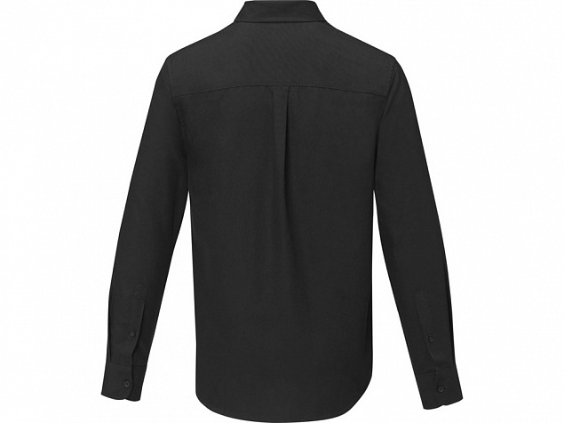 Pollux Мужская рубашка с длинными рукавами, черный с логотипом в Самаре заказать по выгодной цене в кибермаркете AvroraStore