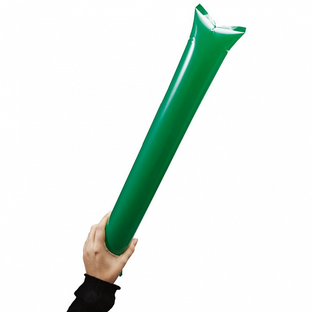 Палки-стучалки для болельщиков Hip-Hip, зеленые с логотипом в Самаре заказать по выгодной цене в кибермаркете AvroraStore