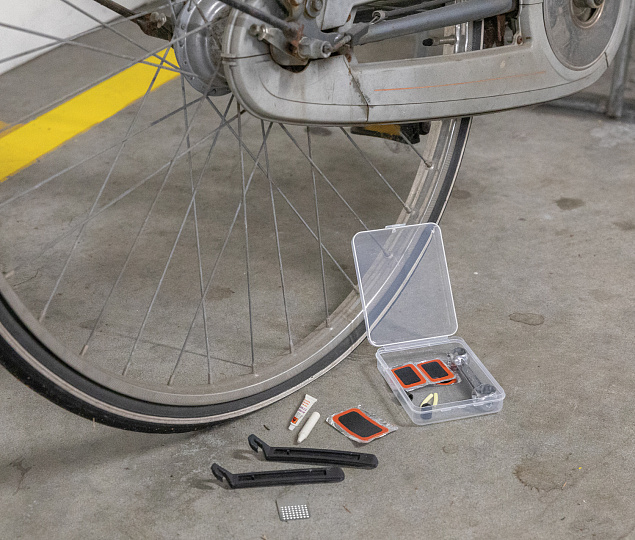 Компактный набор для ремонта велосипеда с логотипом в Самаре заказать по выгодной цене в кибермаркете AvroraStore