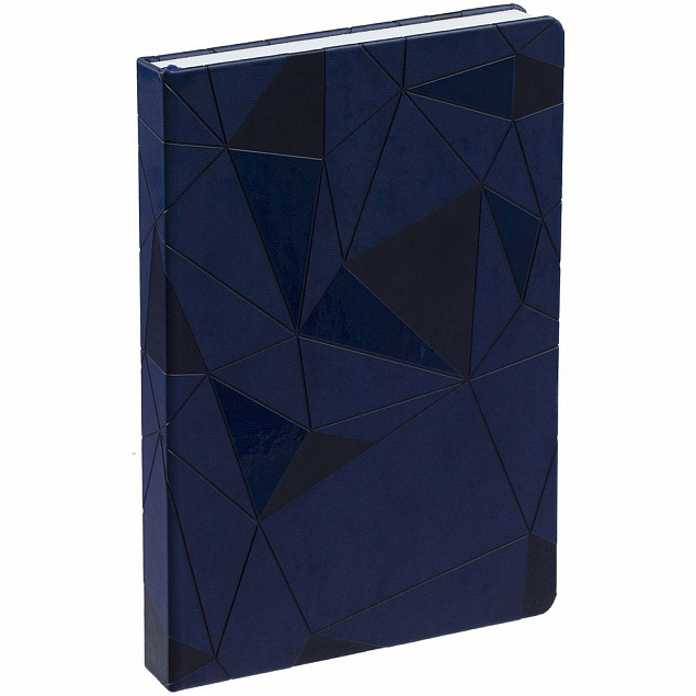 Ежедневник Gems, недатированный, темно-синий с логотипом в Самаре заказать по выгодной цене в кибермаркете AvroraStore