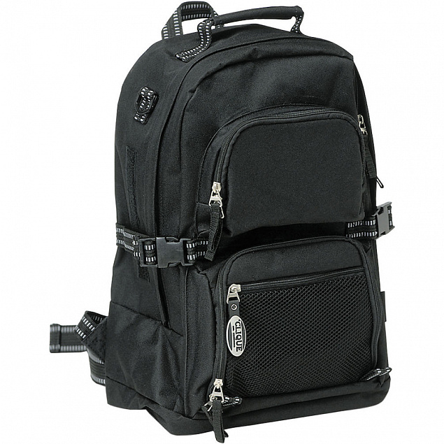 Рюкзак Basic Backpack, черный, 100% полиэстер, 600D с логотипом в Самаре заказать по выгодной цене в кибермаркете AvroraStore