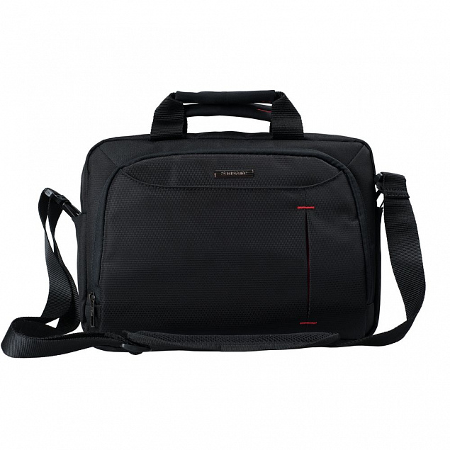 Сумка для ноутбука GuardIT S, черная с логотипом в Самаре заказать по выгодной цене в кибермаркете AvroraStore