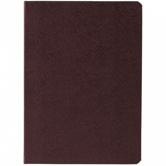 Ежедневник Saffian, недатированный, коричневый с логотипом в Самаре заказать по выгодной цене в кибермаркете AvroraStore