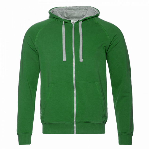 Толстовка мужская 61 Зелёный с логотипом в Самаре заказать по выгодной цене в кибермаркете AvroraStore