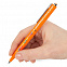 Ручка шариковая Senator Point ver.2, оранжевая с логотипом в Самаре заказать по выгодной цене в кибермаркете AvroraStore