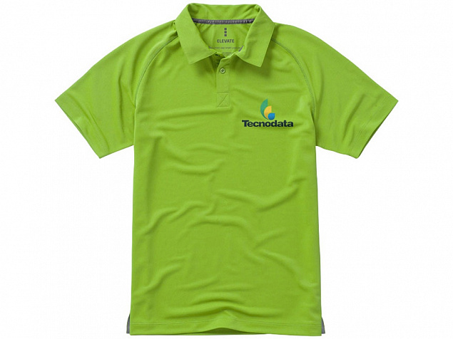 Рубашка поло Ottawa мужская, зеленое яблоко с логотипом в Самаре заказать по выгодной цене в кибермаркете AvroraStore