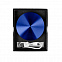 Универсальный аккумулятор "UFO" (6000mAh) в подарочной коробке,синий, 8,6х1,5 см,металл с логотипом в Самаре заказать по выгодной цене в кибермаркете AvroraStore