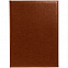 Папка адресная Nebraska, коричневая с логотипом в Самаре заказать по выгодной цене в кибермаркете AvroraStore